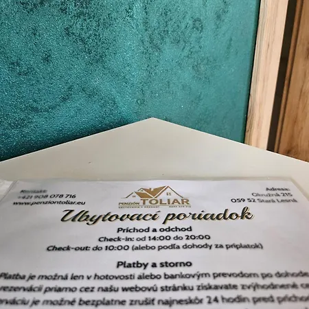 Wellness Toliar Tatry Stará Lesná